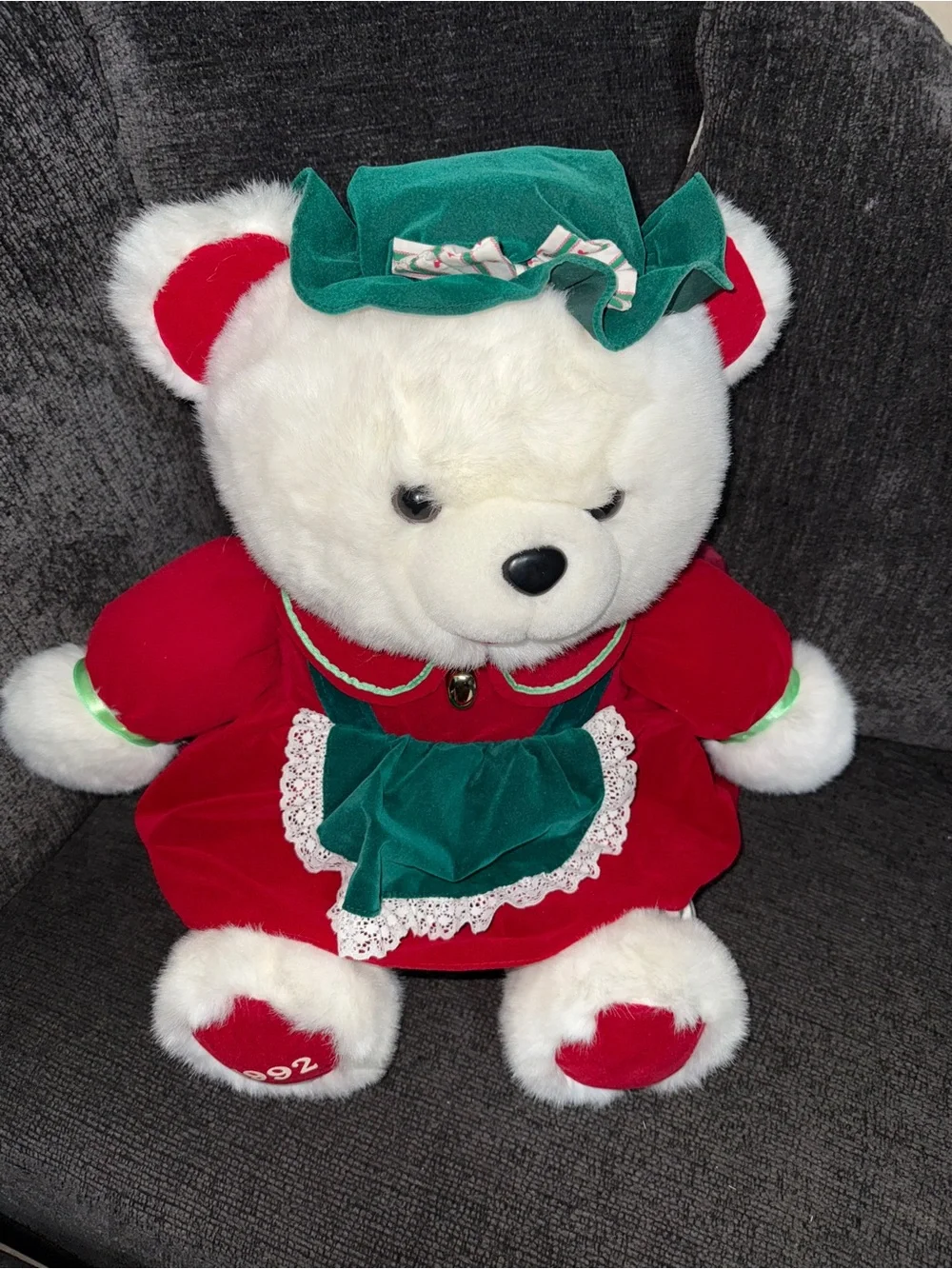 Vintage 1992 Kmart Momma Plush Bear Of The Christmas Bear Family 22